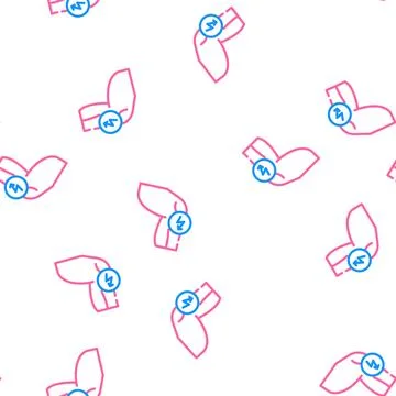 Knee cutting ache vector seamless pattern Illustrazione stock