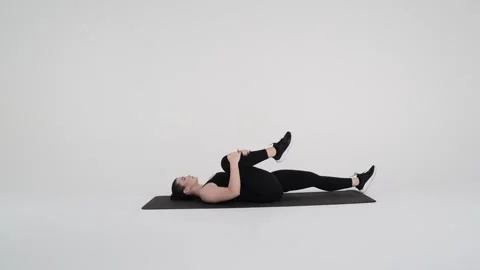 - Knee Flexion Stretch Stock Footage 314193637