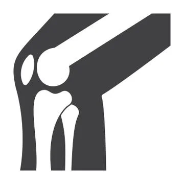 Knee Joint Bones Stock Illustration