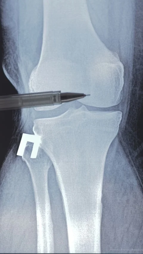 Knee joint dislocation Stock Footage 314430564