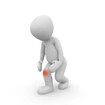 Knee pain Stock Illustration