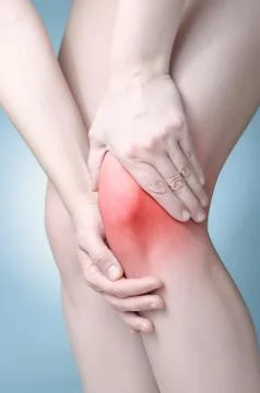 Knee pain Stock Photos