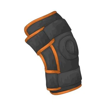 Knee Support illustration Illustrazione stock