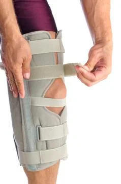 Knee support Stock Photos