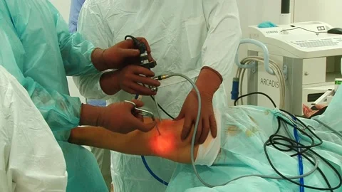 Knee surgery Stock Footage 130793856