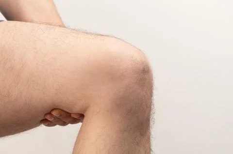 Knee therapy theme Stock Photos