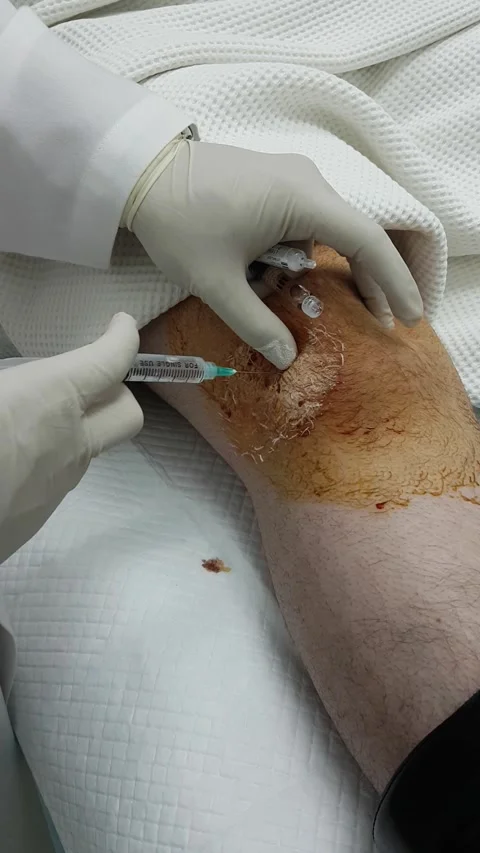 KneeInjection1 Stock Footage 330817702