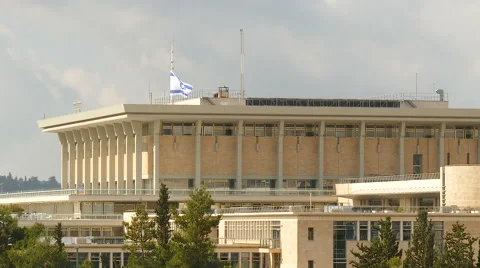 Knesset Building 스톡 동영상 61711318
