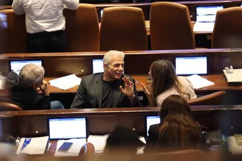 Knesset votes on basic law proposal 'Torah Study', Jerusalem, Israel - 13 Jul 20 Stock Photos