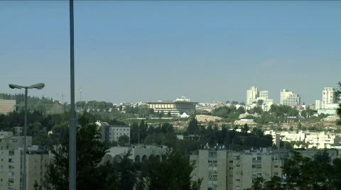 The Knesset - Zoom in  Stock Footage 608609