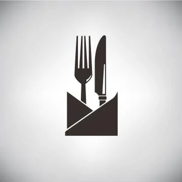 Knife and fork Stock Illustration