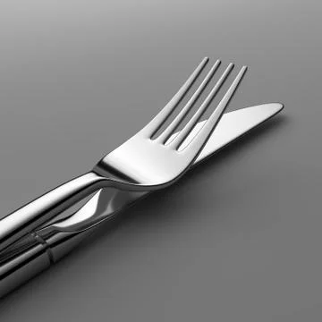 Knife and fork Stock Illustration