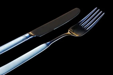 Knife and fork Stock Photos