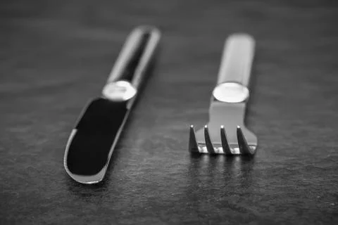Knife and fork Stock Photos