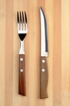 Knife and fork Stock Photos