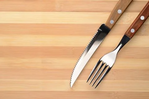 Knife and fork Stock Photos