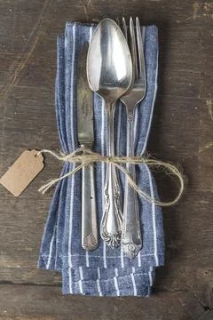 Knife and fork Stock Photos