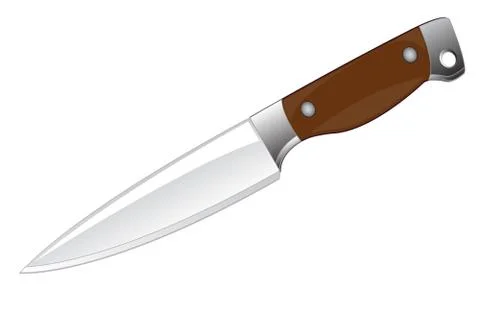 Knife and spoon Stock Illustration