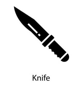 Knife Blade Vector Stock Illustration