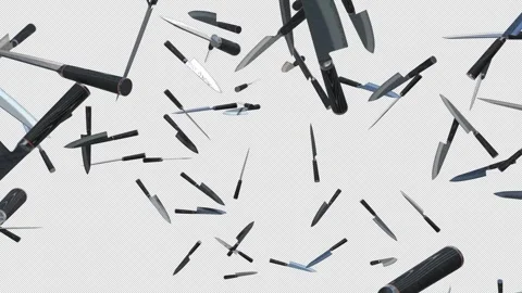 Knife Blast Element Vídeos de archivo 263220322