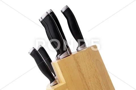 Knife block Stock-Fotos