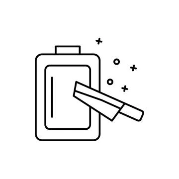 Knife board cutting icon. Element of barbecue party thin line icon Stock Illustration