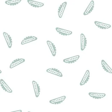 Knife in bread glyph vector seamless pattern Stockillustratie