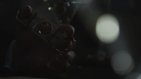  knife for cigar Stock-Footage 112107201