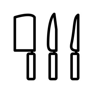 Knife cook icon Stock Illustration
