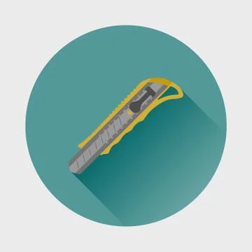 Knife, cutter icon. Stock Illustration