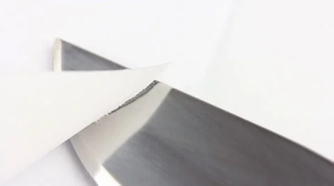 Knife, cutting paper Stockbeeldmateriaal 24615454