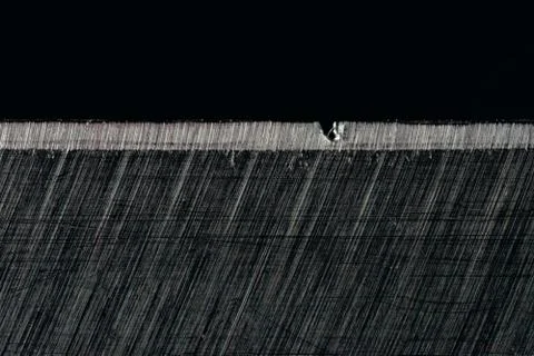 The knife edge with the defect Stock Photos