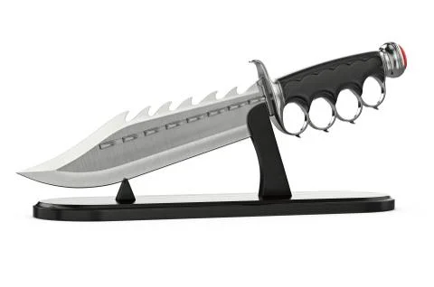 Knife fantasy weapon, side view Stock Illustration
