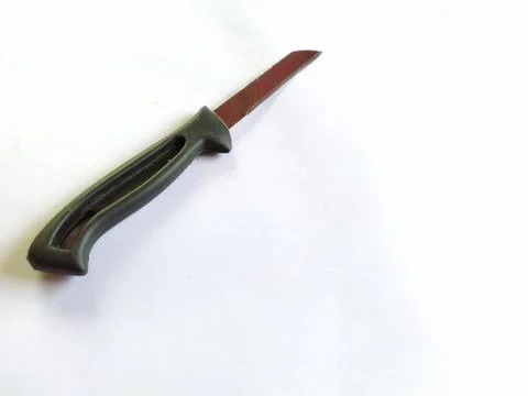 Knife for fruit cutting Stock Photos