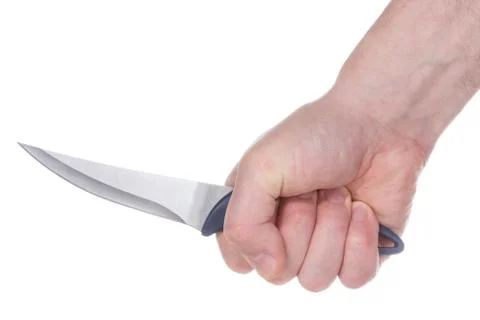 Knife in hand Stock Photos