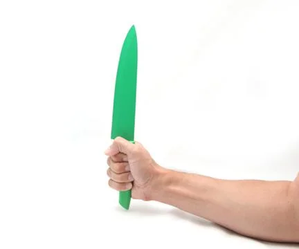 Knife in hand Stock Photos