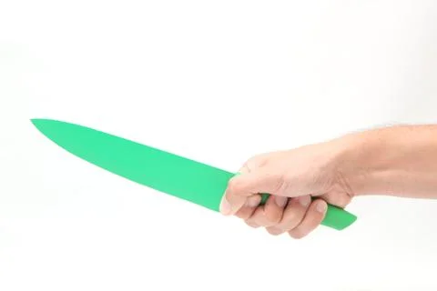 Knife in hand Stock Photos