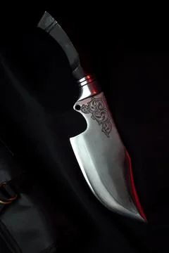 A knife with a handle Stock Photos