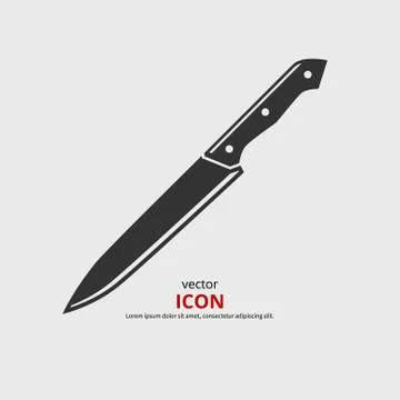 Knife icon Stock Illustration