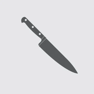 Knife icon or sign. Vector illustration. Stock Illustration