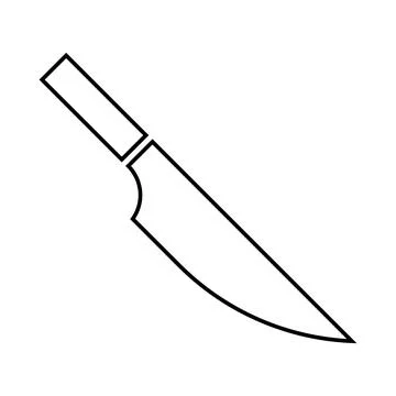 Knife icon vector Stock Illustration