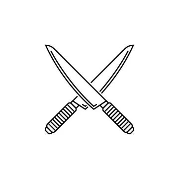 Knife icon vector Stock Illustration