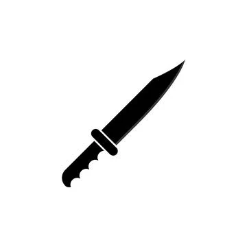 Knife icon vector Stock Illustration