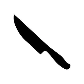 Knife icon vector  isolated on a white background Stock Illustration