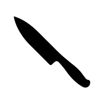 Knife icon vector  isolated on a white background Stock-Illustration