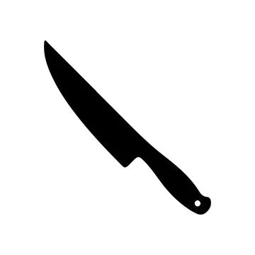 Knife icon vector  isolated on a white background Stock Illustration