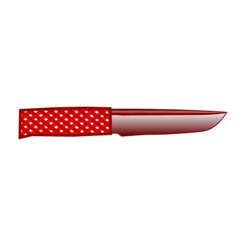 Knife icon on white. Stock Illustration
