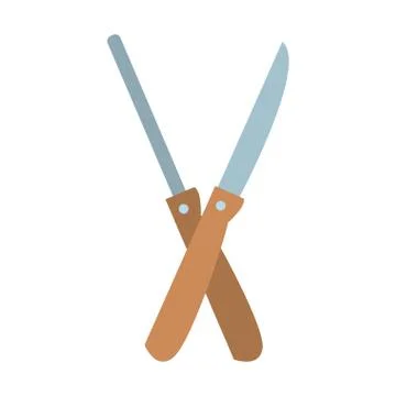 Knife kitchen utensil Stockillustratie