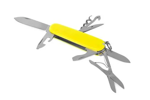 Knife multitool Knife multitool isolated on white background Copyright: xZ... Stock Photos