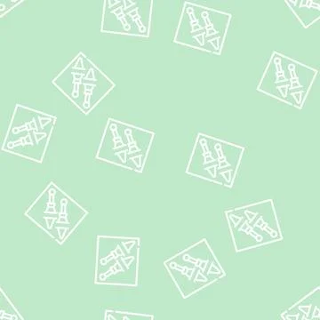 Knife pocket line vector seamless pattern イラスト素材